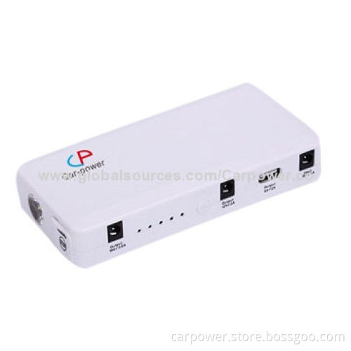 12,000mAh mini jump starters, jump start 12V vehicle, fit for mobile, iPad, laptop, digital devices